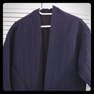 New without tag massimo dutti kimono navy blue